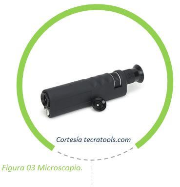 Microscopio óptico para inspección y limpieza